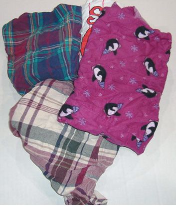 Shop Rag, Multi-color knit rag, 25 lb/Cs - Wipes & Towels